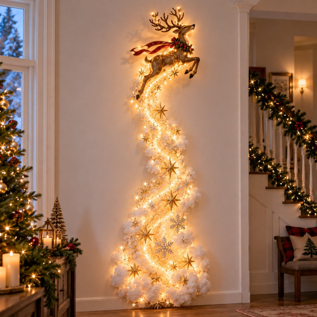 Christmas Magic Trail Wall Light - A Little Christmas Magic, Right on Your Wall